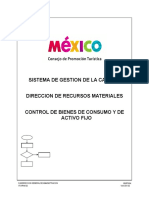 Control de Bienes de Consumo y de Activo Fijo