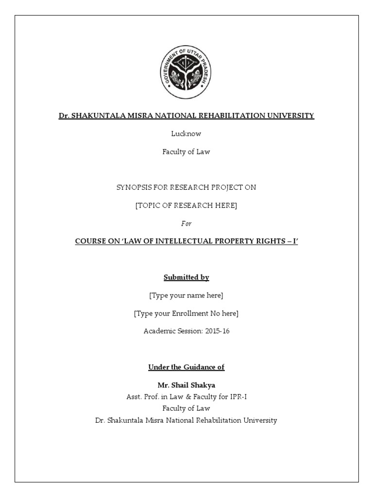 Dr. Shakuntala Misra National Rehabilitation University | PDF