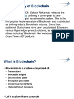 Brief history and overview of Blockchain technology
