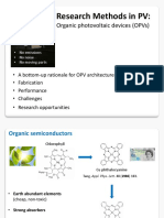 Organic Photovoltaic Devices