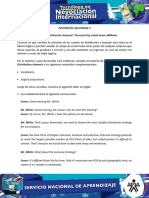 Actividad de Aprendizaje 4 Evidencia 2: Workshop "Distribución Channels" Presented by Calvin Evans Williams