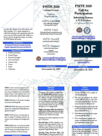 I SITE 2020 I SITE 2020 I SITE 2020 Call For Participation: National University of Management