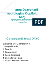 Evaluarea Dezvoltarii Neurologice Copilului Mic)