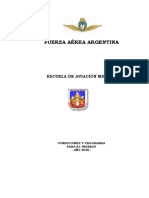 Ingreso a la Escuela de Aviación Militar Argentina 2020