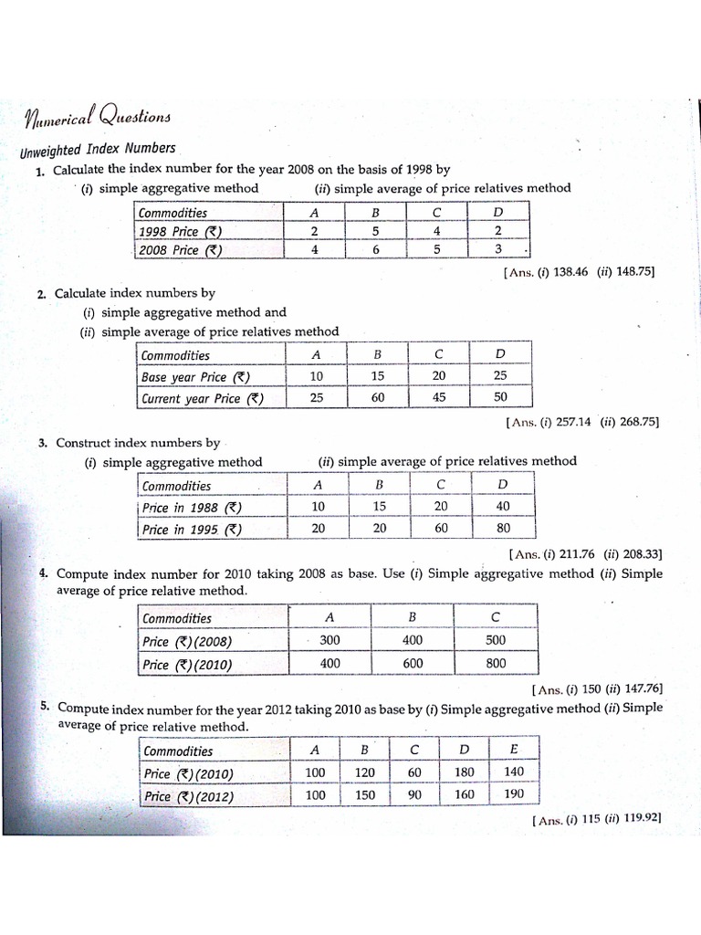 Index Number | PDF
