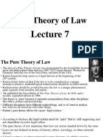Lecture 7 - Pure Theory of Law