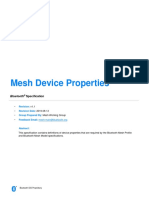 Mesh Device Properties: Specification