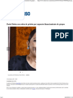 Paola Pabón Con Orden de Prisión Por Supuesto Financiamiento de Grupos