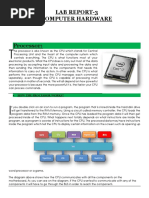 Lab Report-3 Computer Hardware: How The Processor Works?