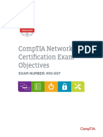 Comptia Network n10 007 V 3 0 Exam Objectives PDF
