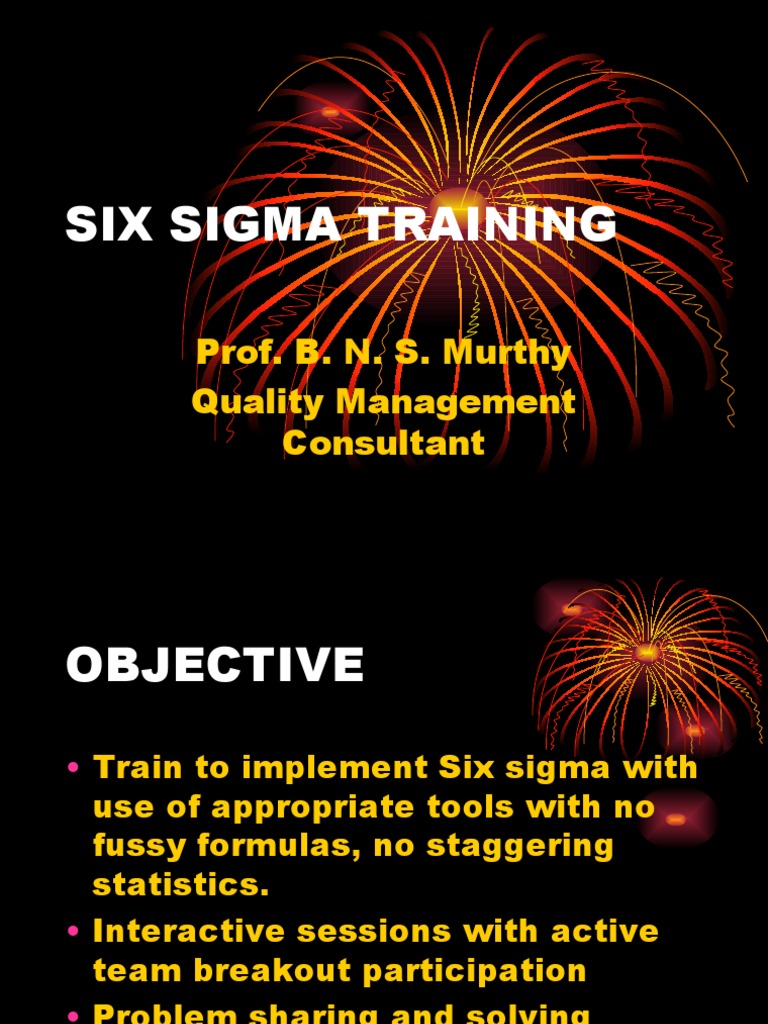 Six Sigma Training Seminar Overview | PDF | Industrial Processes | Six ...
