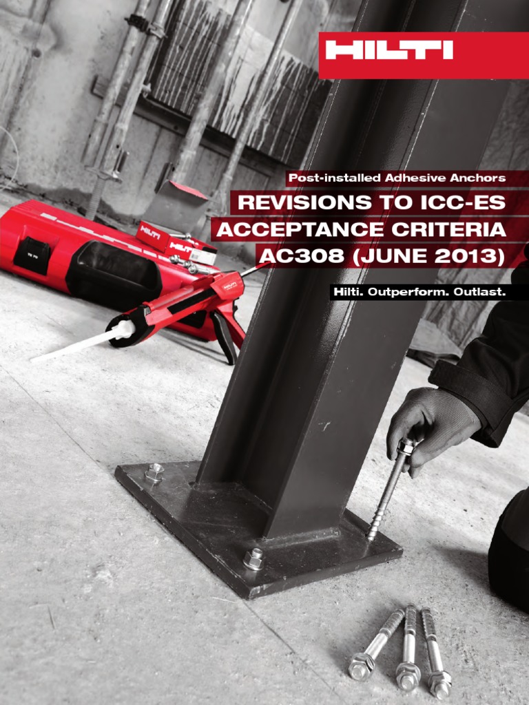 Revisions To Icc Es Acceptance Criteria Ac308 June 2013 Pdf Photo Inspiration