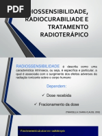 Radiossensibilidade, Radiocurabilidade e Tratamento