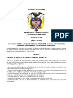 Decreto 1140 Del 2003