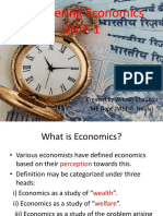 Engineering Economics UNIT-1: Created By: Vikash Chauhan ME Dept (NIET G. Noida)
