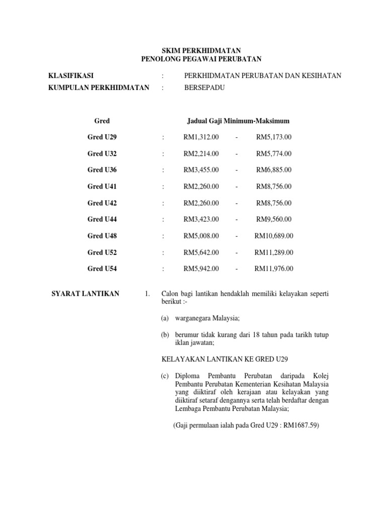 Advertisement 052014 Penolong Pegawai Perubatan Pdf