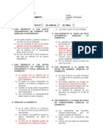 Evaluación de rendimiento DLT-CAD 2018