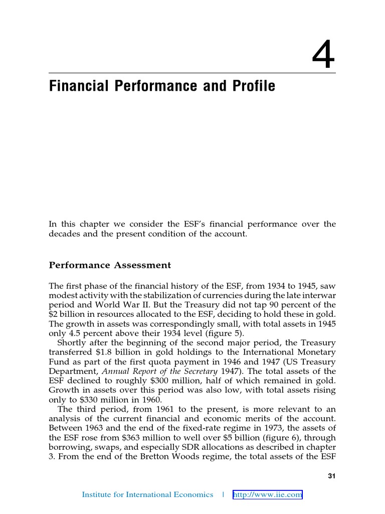 Esf Chapter4 | PDF | Exchange Stabilization Fund | Special Drawing Rights
