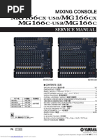 Yamaha Mg166 Service Manual | PDF | Electronics | Computer Engineering