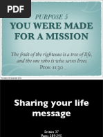 Rick Warren, Purpose Driven Life:Section 37