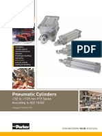 Parker Pneumatic P1F ISO Cylinders Technical Catalogue - PDE3570TCEN