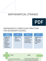 mathematical strands for kssm 