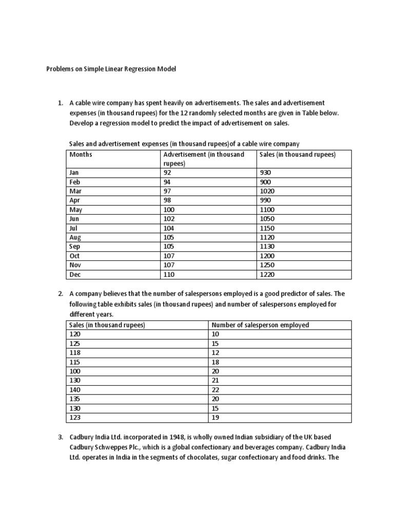 Linear Regression | PDF | Linear Regression | Econometrics