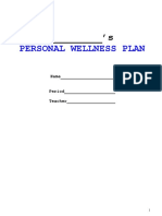 Personal Wellness Plan: Name