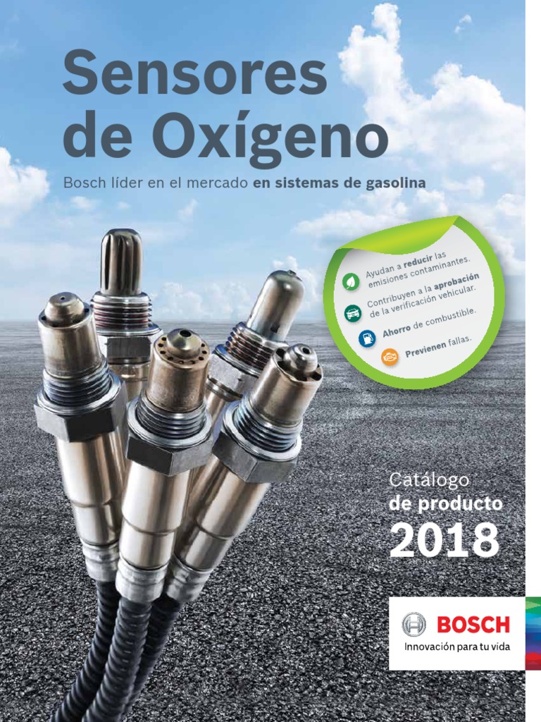 Catalogo Sensores de 2018 | PDF | Oxígeno | Coche