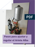 Pasos para Ajustar y Regular El Ariete Alba