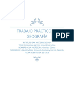 Trabajo Práctico de Geografía