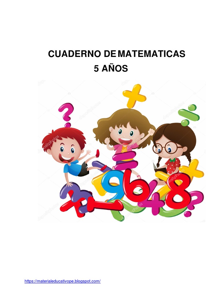Dibujos para Cuaderno de Matemáticas 5 Años | PDF | Aprendizaje ...