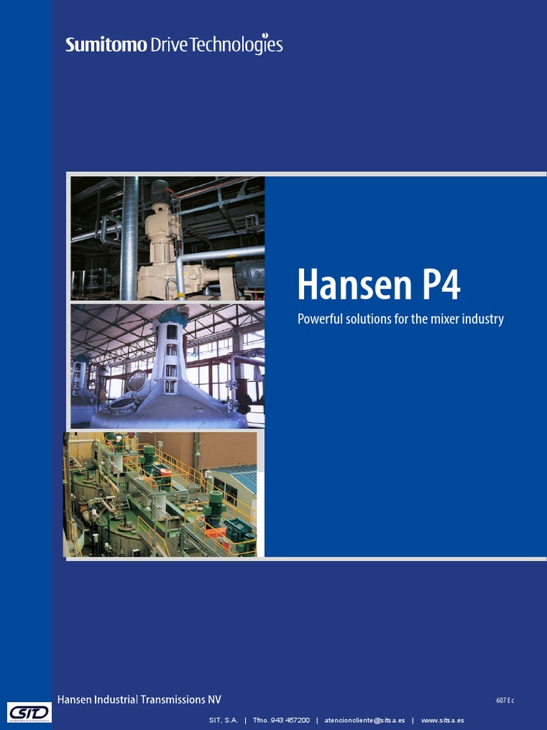 Sola。 Folleto Reductor Hansen Mezcladores Agitadores Sit | PDF