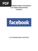 The Unofficial Guide to Facebook Law Enforcement Portal Version 2