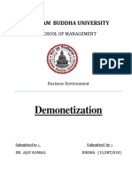 Demonetization: Gautam Buddha University