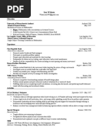 Teaching Resume 2019