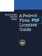 Licensee Guide A Federal Firearms: Facilitating Private Sales