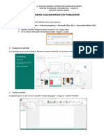 Paso a Paso Crear Calendarios