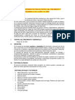 Manual de Procedimientos Para El Control Del Crecimiento y Desarrollo