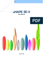 Shape 3D X: User Manual