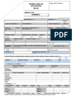 Formulario de Aplicacion Shouxin