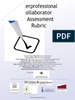 Interprofessional Collaborator Assessment Rubric: Ded By: Project Fun