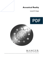 Acoustical Reality: by Josef W. Manger
