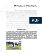 Eficiencia Corregido Productiva y Economica de Las Microcuencas Lecheras de La Region Puno