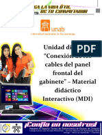 Unidad Didáctica “Conexión de Los Cables Del Panel Frontal Del Gabinete” – Material Didáctico Interactivo (MDI)