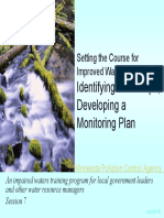 Identifying Data Gaps Developing A Monitoring Plan: Setting The Course For Improved Water Quality