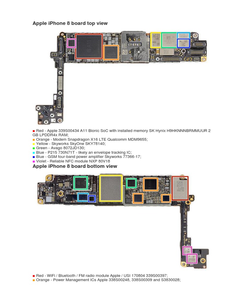 Carte Mère IPhone 8 64Go - Originale Apple - Opérateur Orange - Occasion
