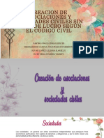 Creacion de Asociaciones y Sociedades Civiles Sin Fines de Lucro Según El Codigo Civil