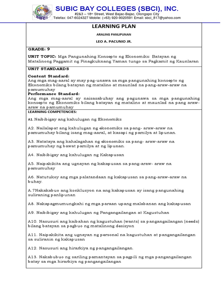 Peac Inset | PDF