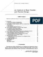Second LawAnalysisinHeatTransferandThermalDesign PDF